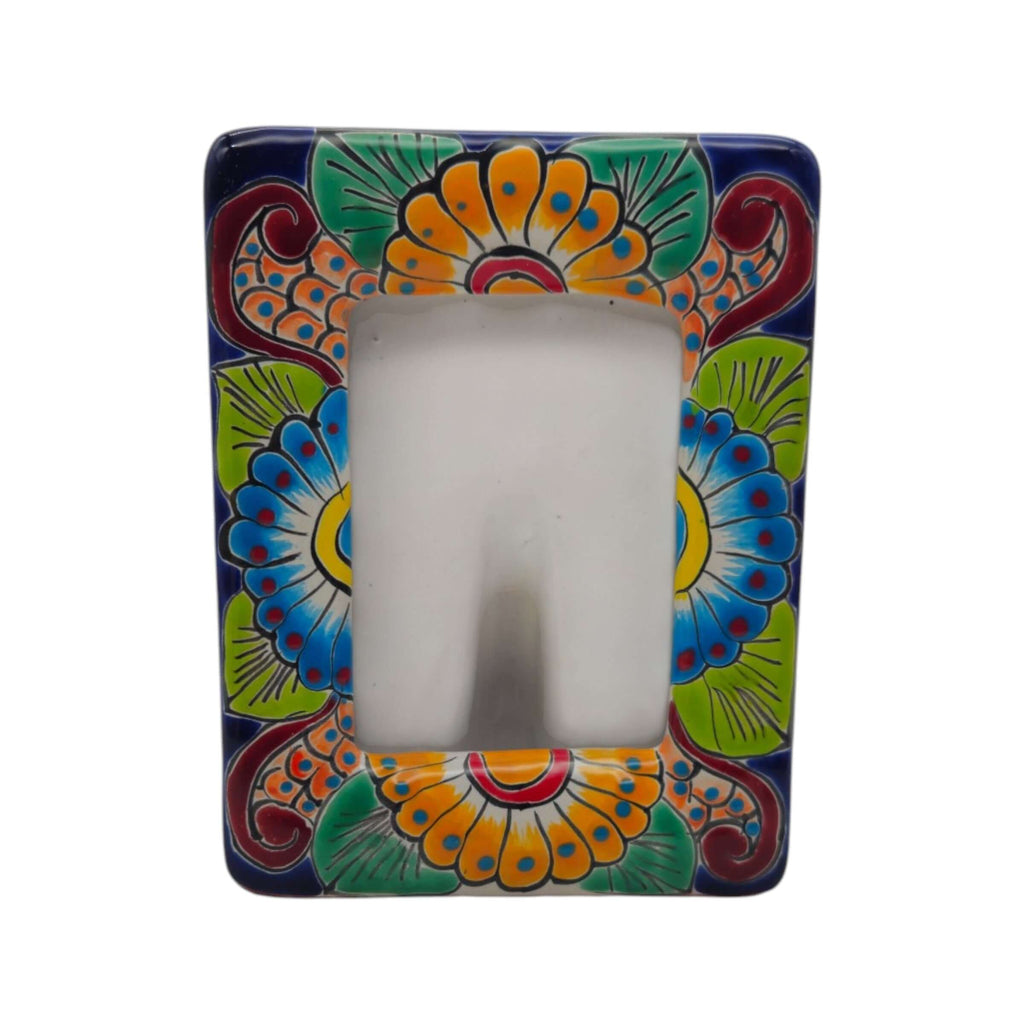 Talavera Picture Frame | Colorful Handmade Mexican Home Decor