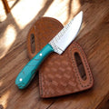 Handmade Ranch Cowboy Knife – 8" with Epoxy Resin Handle