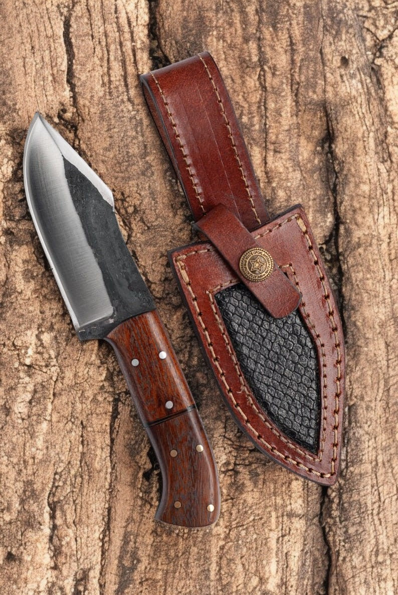 Custom Handmade Hunting Knife – 8" High Carbon Steel