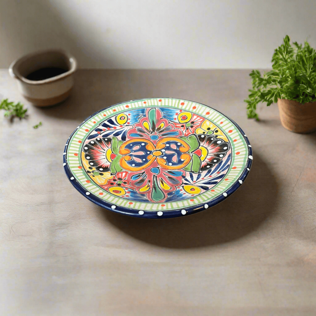 6" Talavera Ceramic Dinner Plate | Authentic Mexican Dinnerware