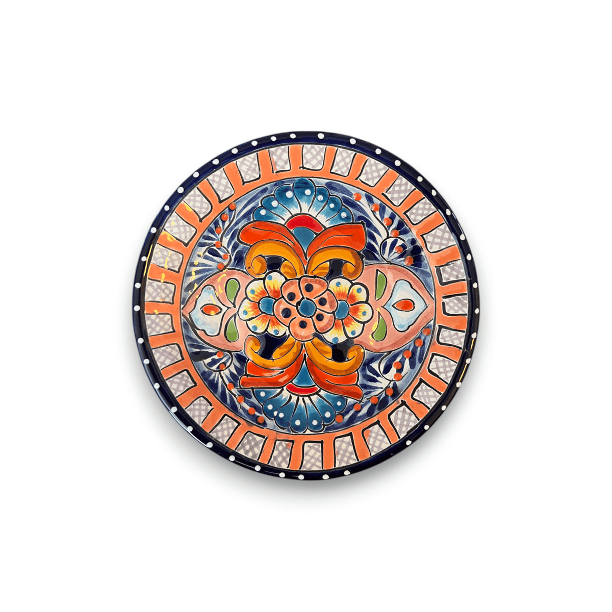 6" Talavera Ceramic Dinner Plate | Authentic Mexican Dinnerware