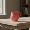 Pink Talavera Mug | Authentic Handmade Mexican Clay Jarrito