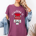 Crushing It Retro Nutcracker Christmas Ballet Winter Santa Xmas Comfort Colors Tee