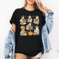 Ghost Cowboys Halloween Bats Spooky Haunted Night Parade Collection Edition Graphic Tee