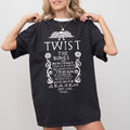 Twist The Bones Skeleton Spooky Ghost Witch Aesthetic Halloween Costume Comfort Colors Tee