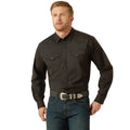 Ariat Mens Wrinkle Free Refines Slub Long Sleeve Shirt