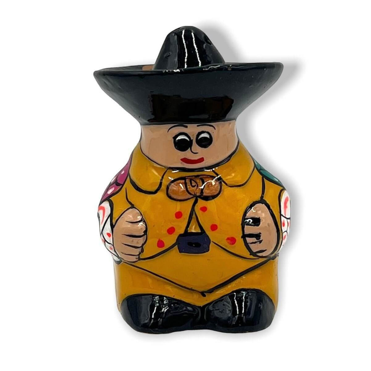 Set of 2 Guerrero Salt and Pepper Shakers | Hand-Painted Couple