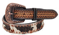 Rafter T Peppered Hide Ladies' Belt