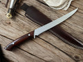 Handcrafted Rosewood Fillet Knife - Precision at 14.4