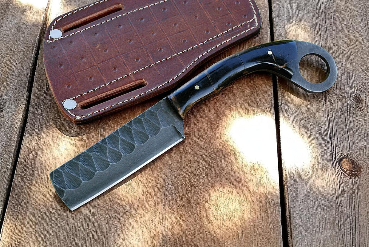 Bull Cutter Knife | with Leather Sheath