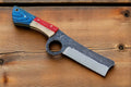 Custom Bull Cutter Knife | Bone & Wood Handle