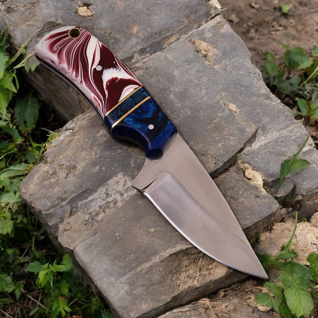 Custom Handmade Hunting Knife – High-Carbon Steel Blade