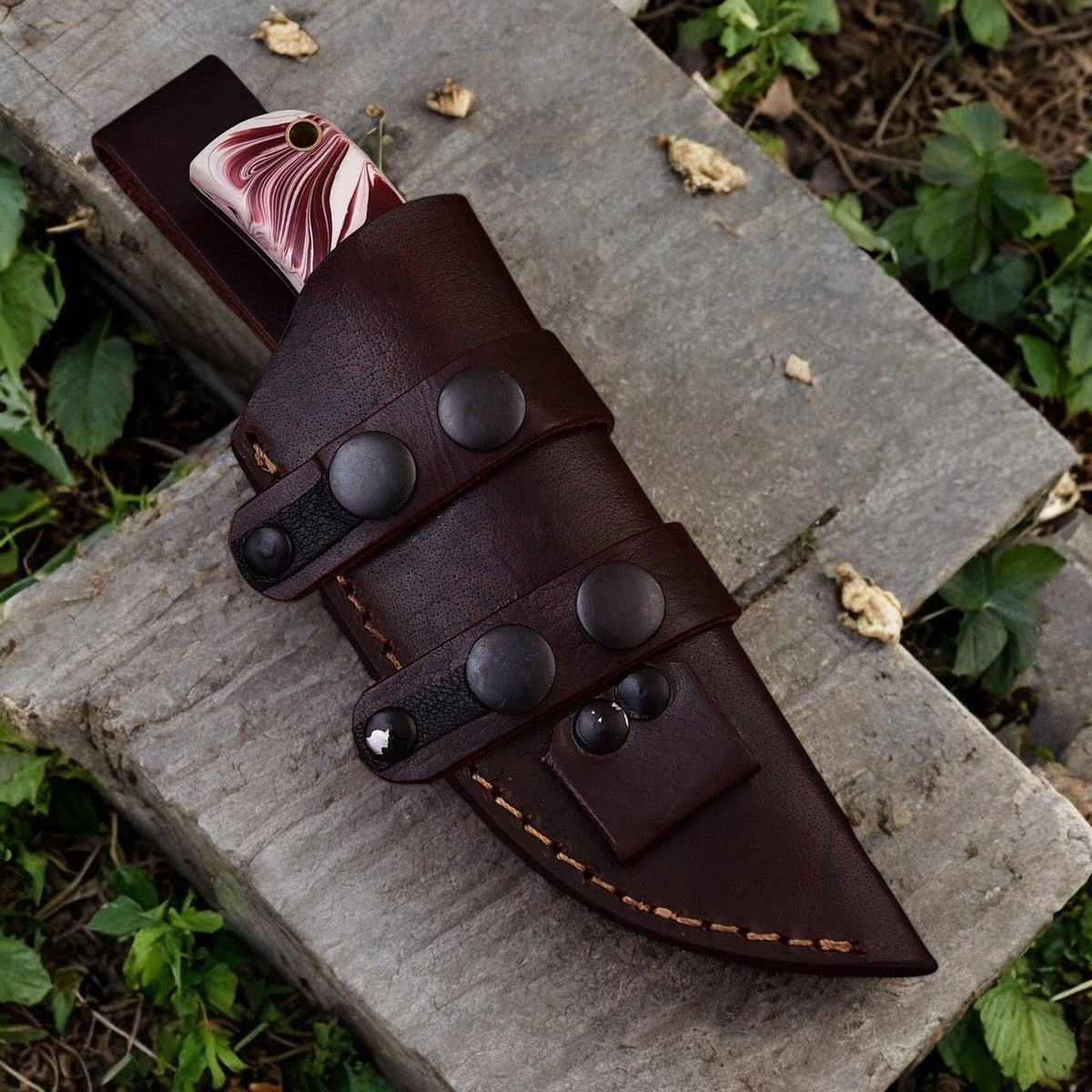 Custom Handmade Hunting Knife – High-Carbon Steel Blade