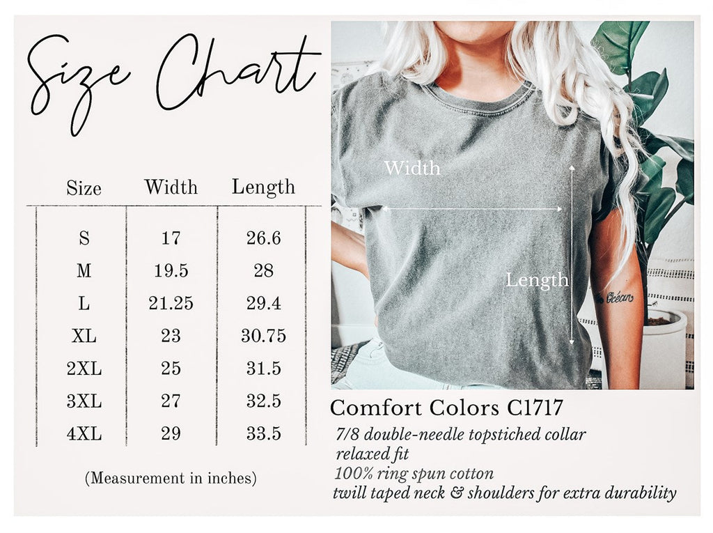 Floral Butterfly Comfort Colors Tee