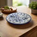 10" Talavera Blue & White Dinner Plate | Mexican Dinnerware