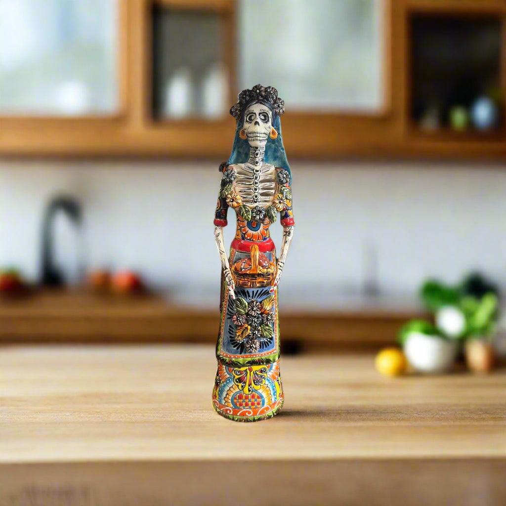 Talavera Day of the Dead Catrina | Pan Dulce Wedding Decoration