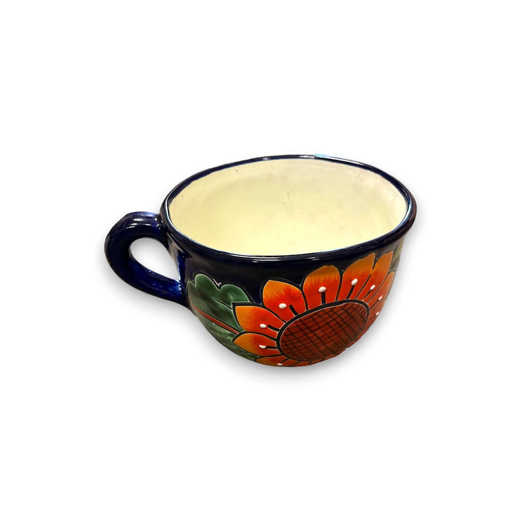 Talavera Tea Cup Planter | Hand-Painted Mexican Ceramic Pot