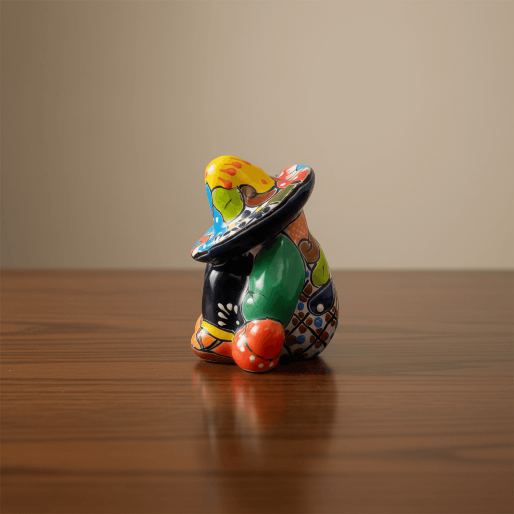 Talavera Panchito Figurine | Handmade Mexican Pottery