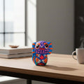 Alebrije Axolotl Figurine | Hand-Painted Mexican Folk Art