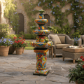Handmade Talavera Fountain | Authentic Mexican Art