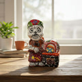 Talavera Skeleton Cook | 8" Day of the Dead Chef Figurine with Oven