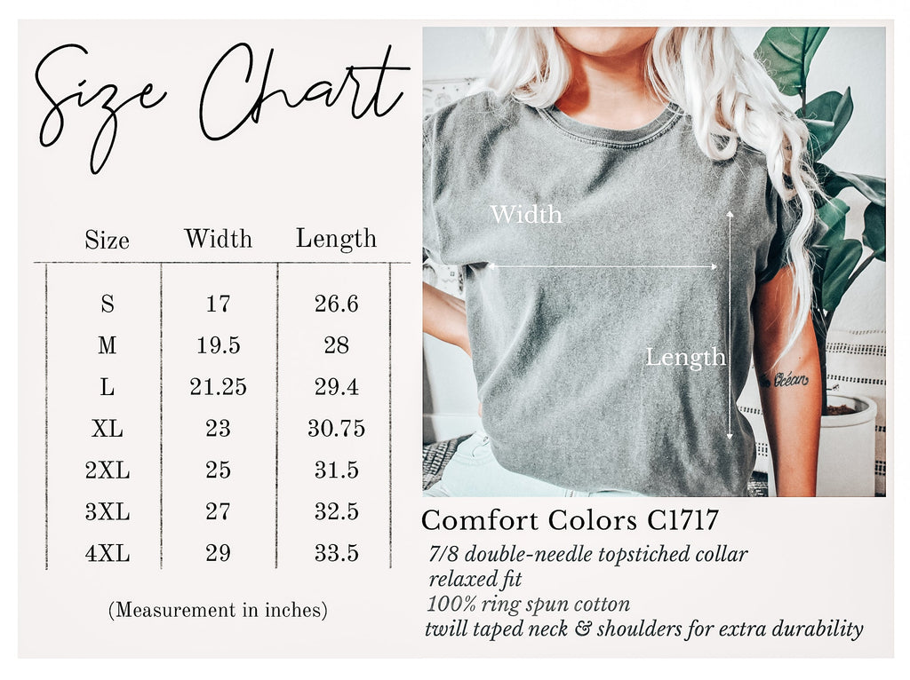 New Jersey State Flower Comfort Colors Tee